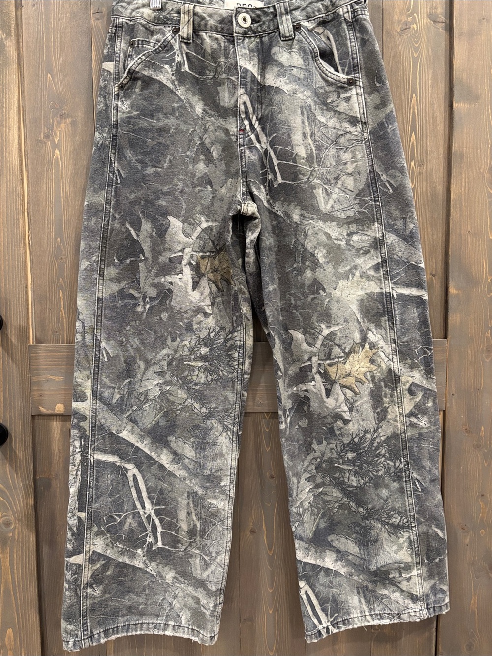 BDG Camouflage Wide Leg Jeans